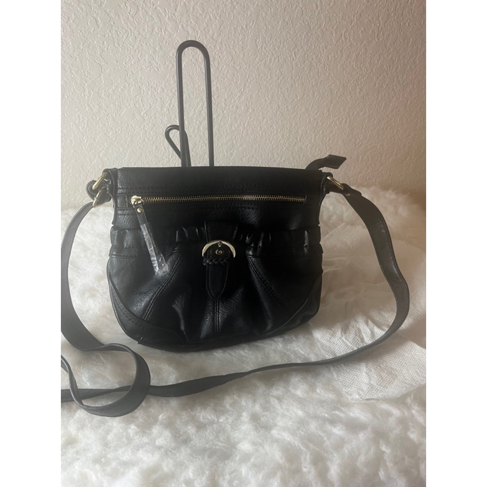 B.O.C Faux Leather Holly Crossbody Purse Black Small